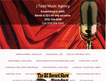Tablet Screenshot of jtoddmusic.com